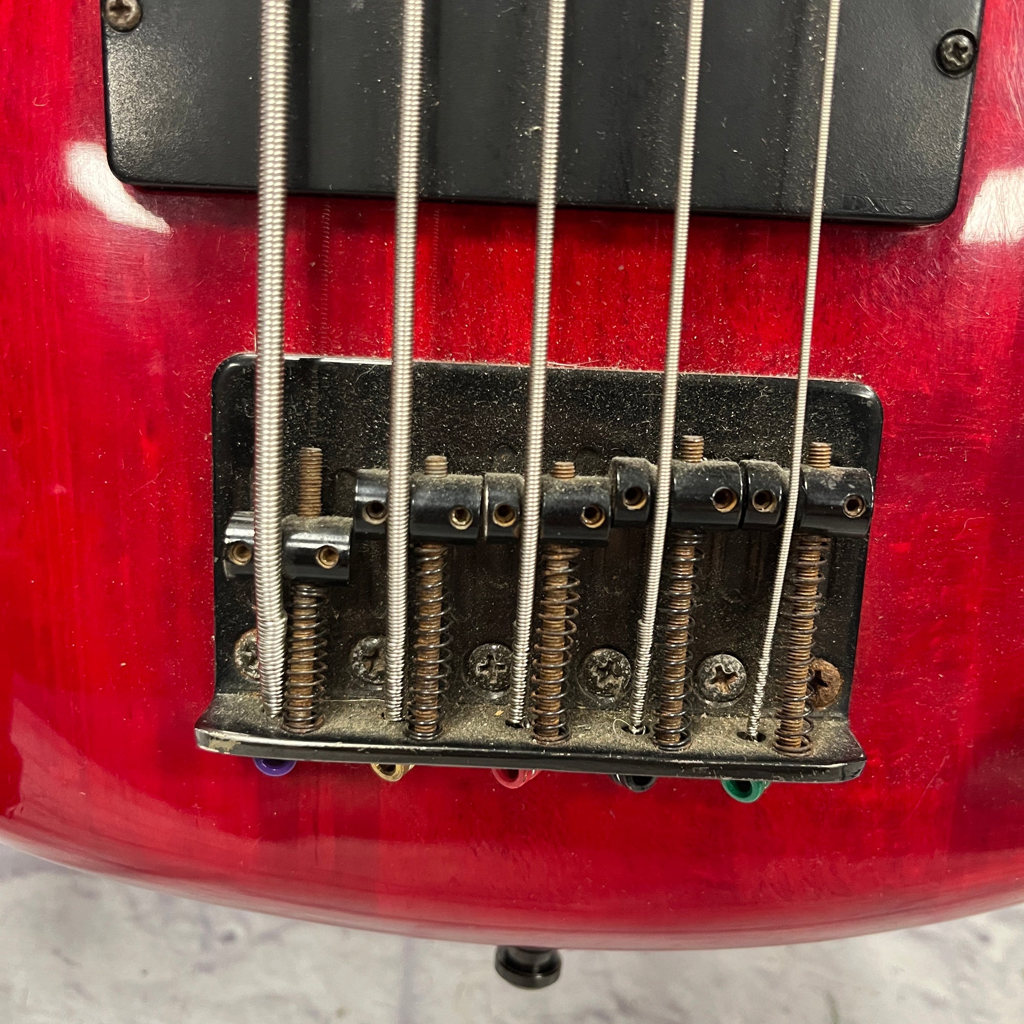Ibanez SR305DX 5 String Bass Transparent Red