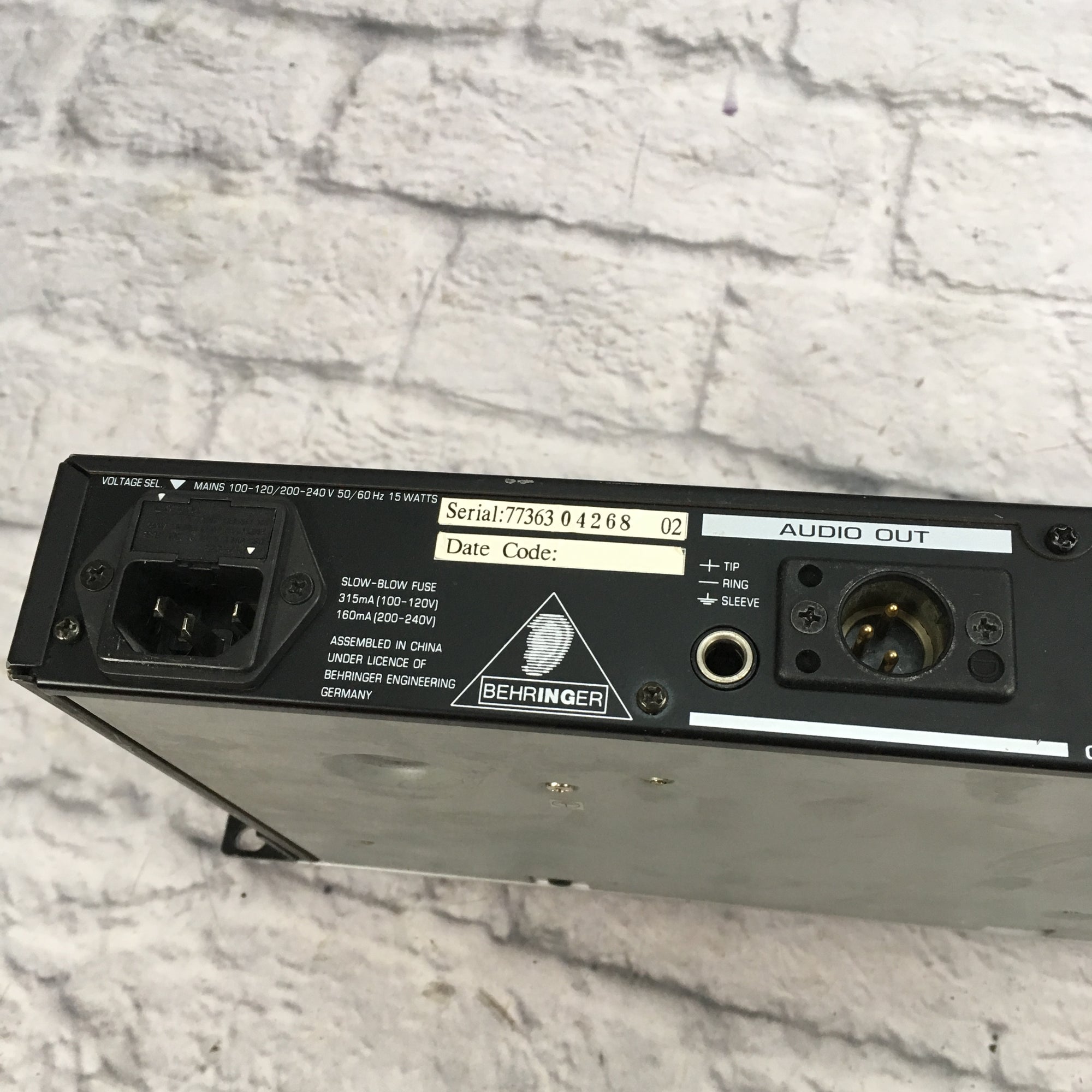 Behringer XR 2000 Intelligate