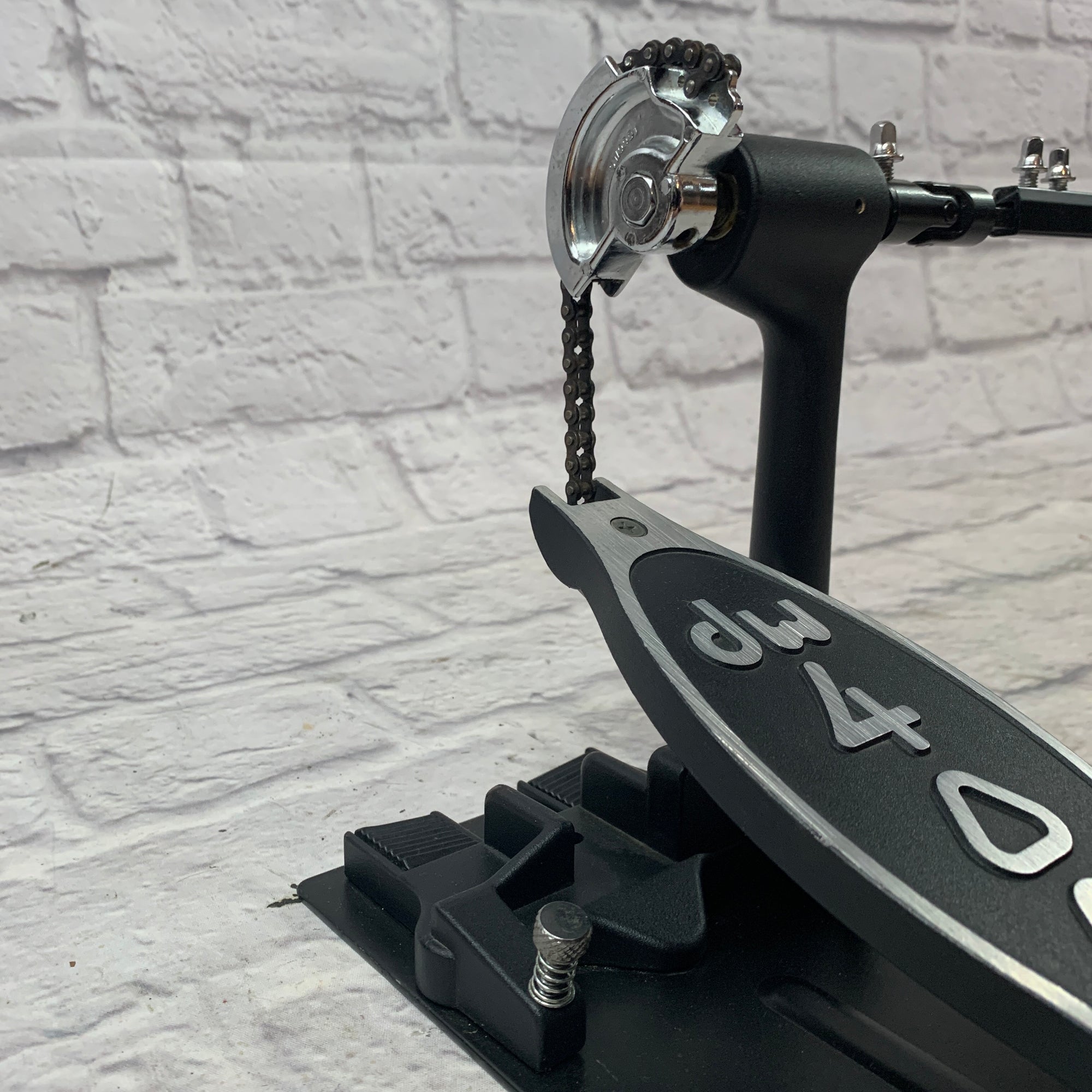 DW 4000 Series Double Kick Pedal -missing crossbar