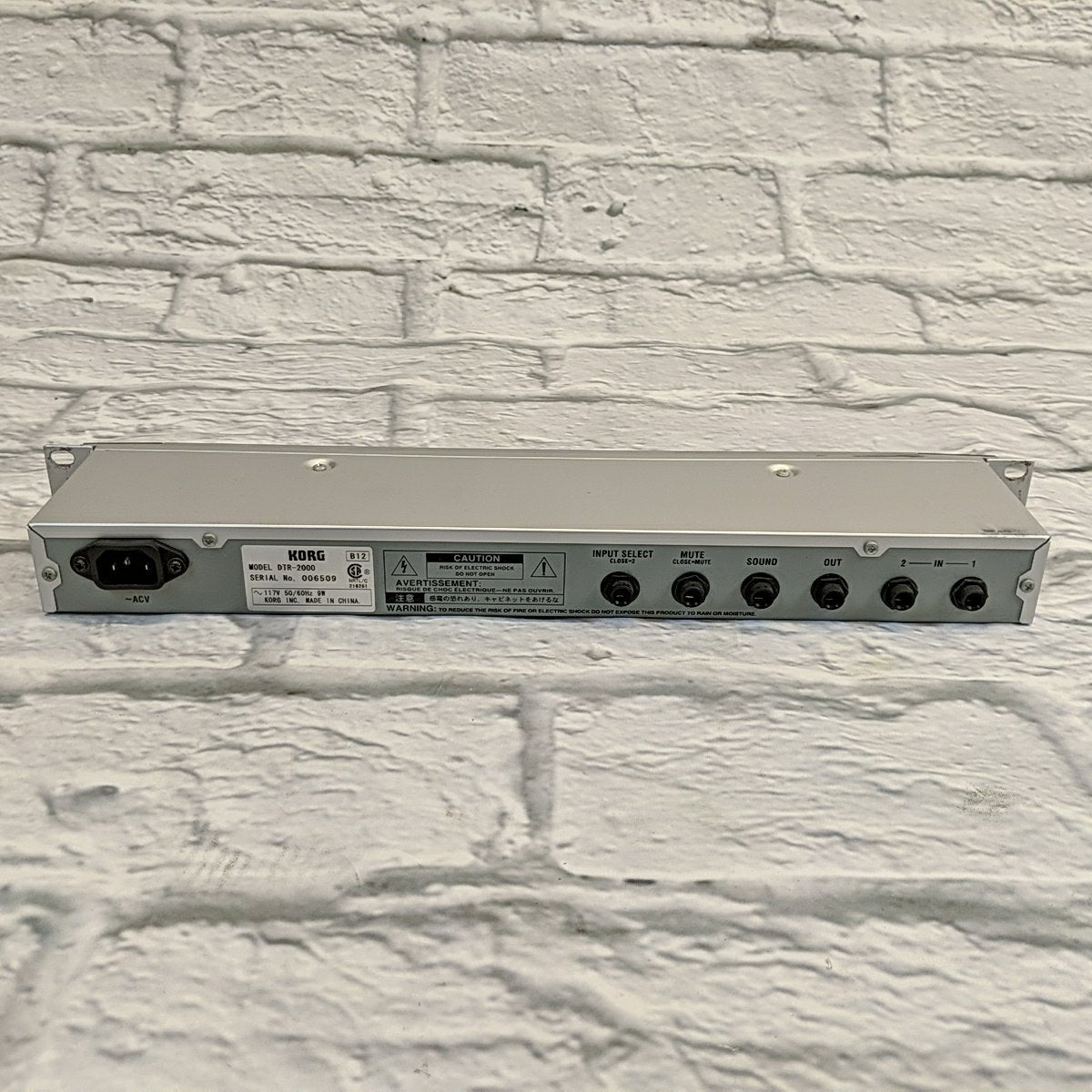 Korg DTR2000 Rack Tuner for Guitar or Bass