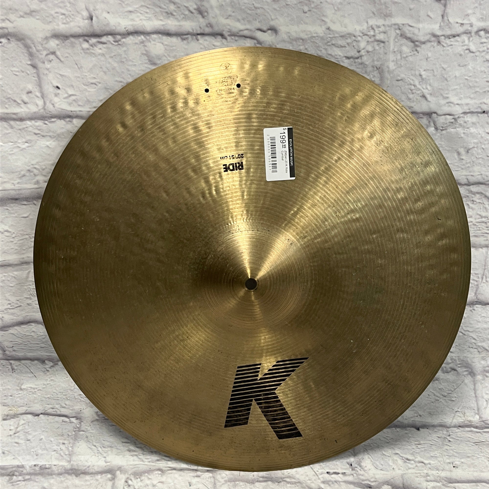 Zildjian 20 K Ride Cymbal
