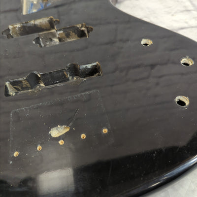Washburn Electric PJ Bass Guitar Body - Black