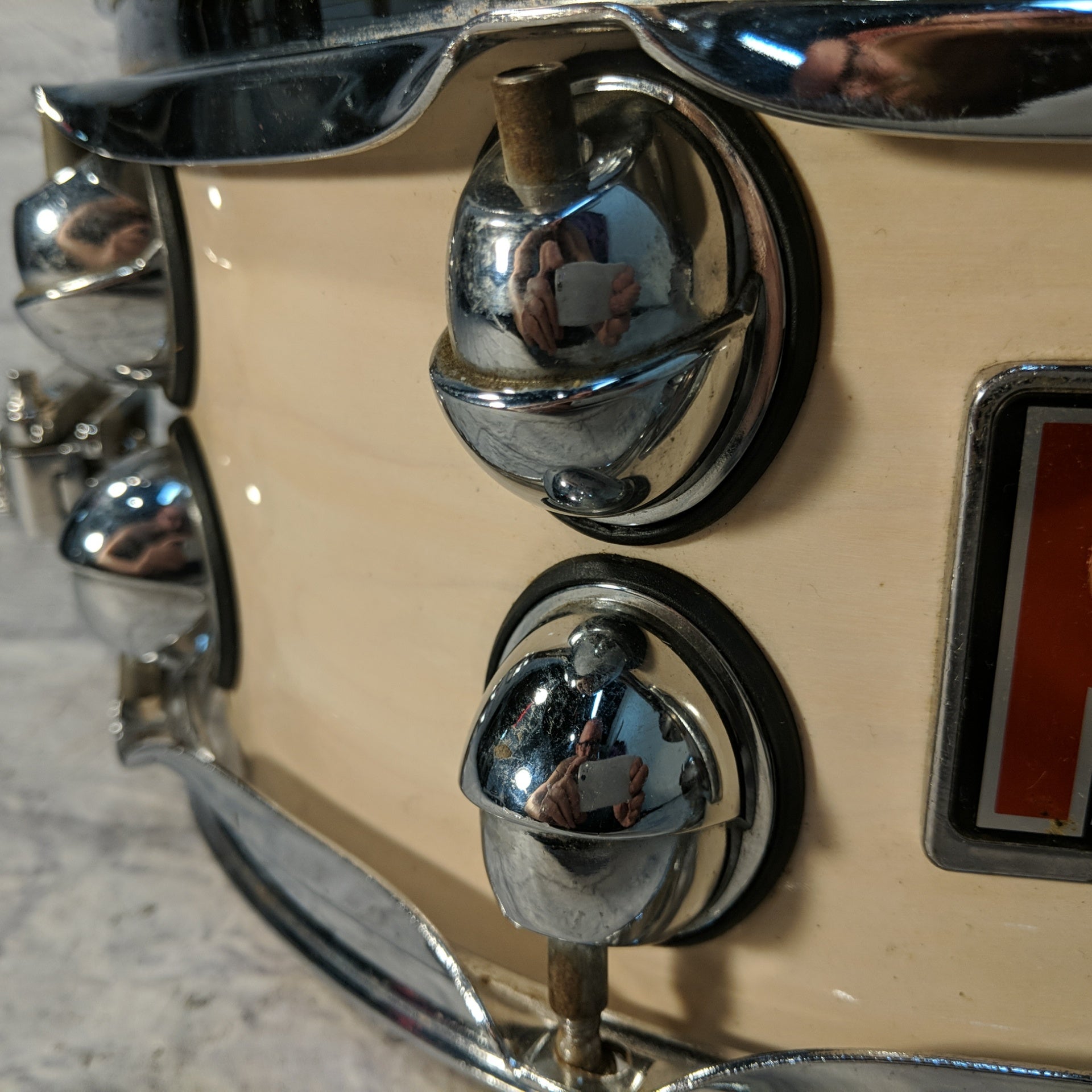 Premier 1990s Birch Snare Shell 7x14