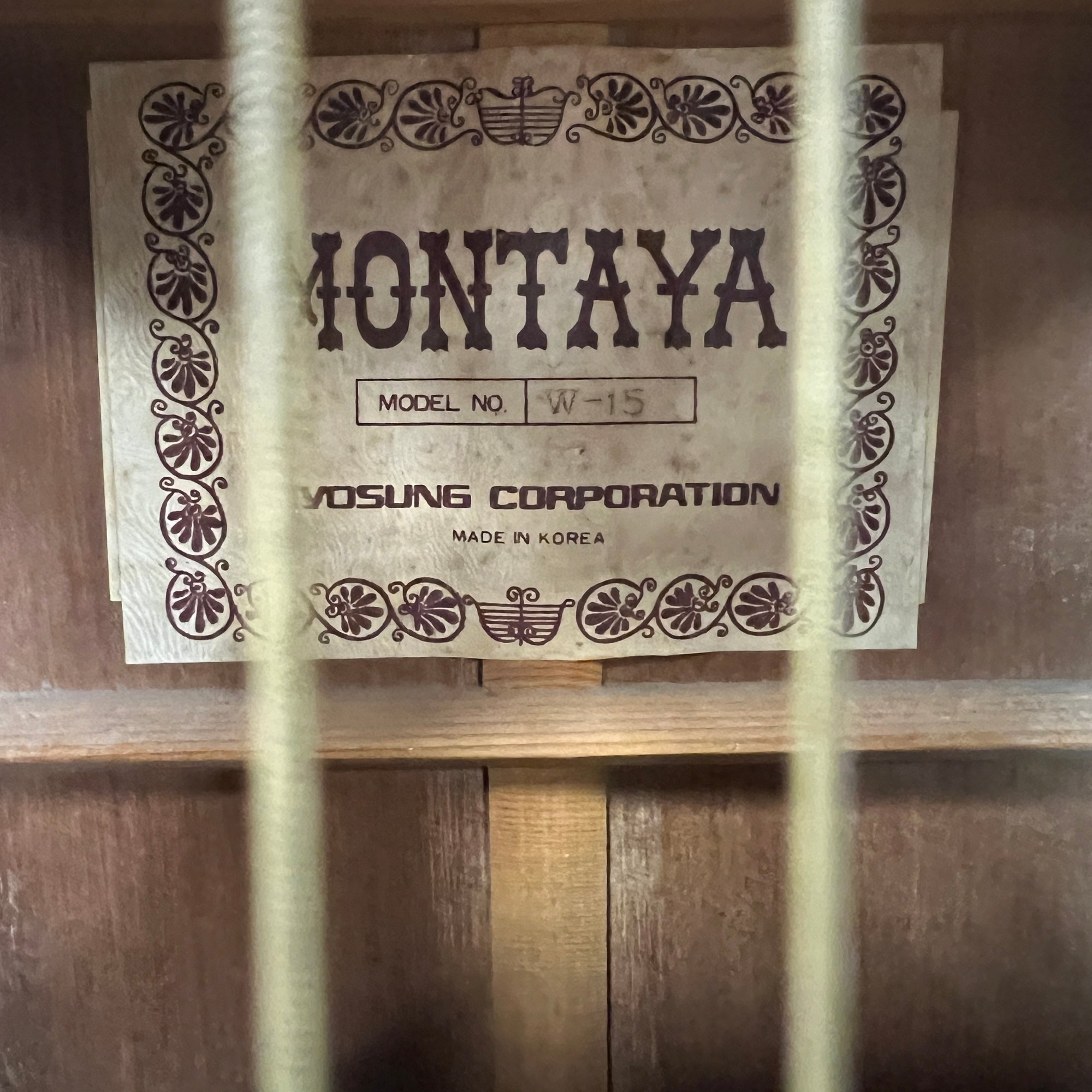 Montaya W-15 Natural Dreadnaught Acoustic Guitar