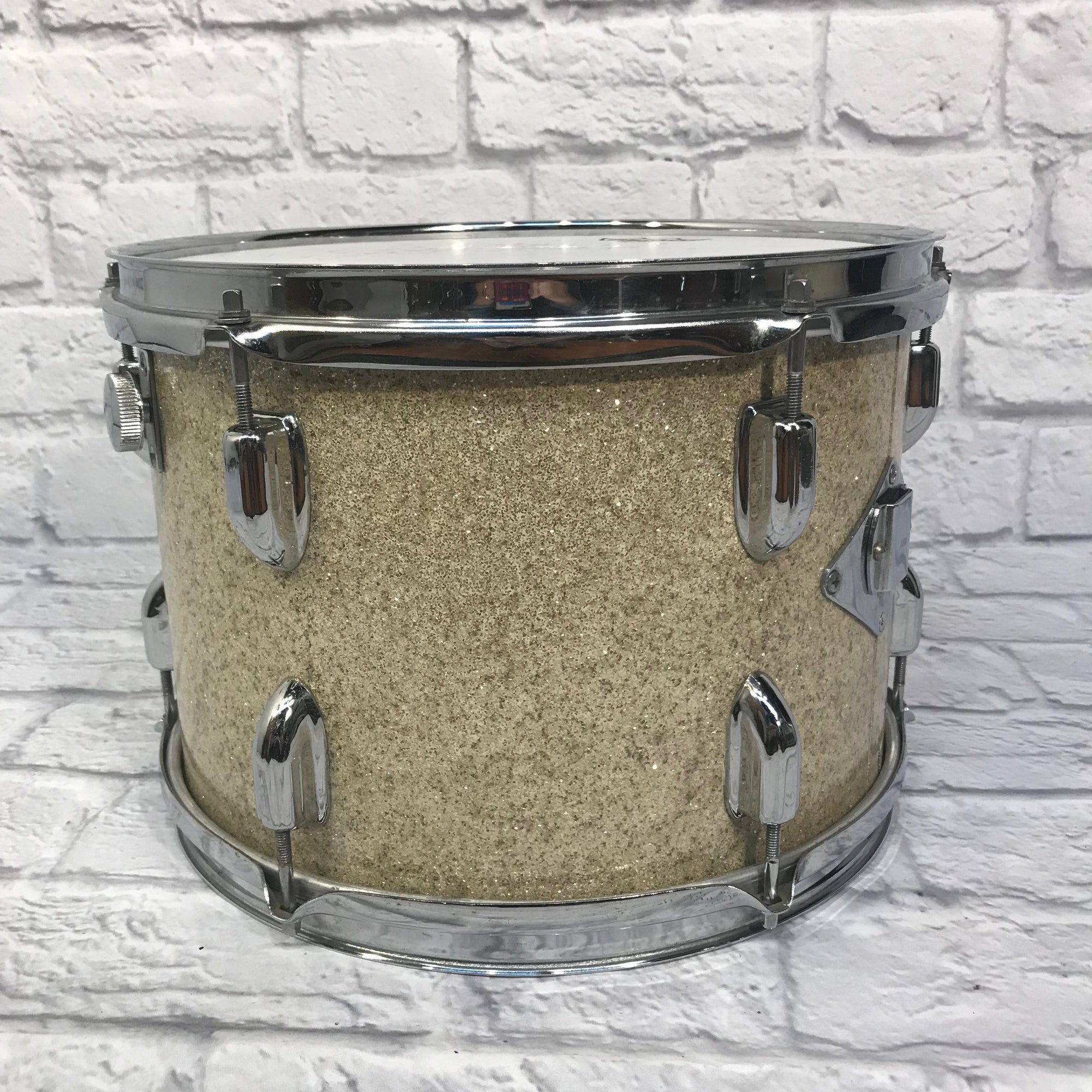 Vintage 1960's Starlight "Stencil" Drum Kit Gold Sparkle