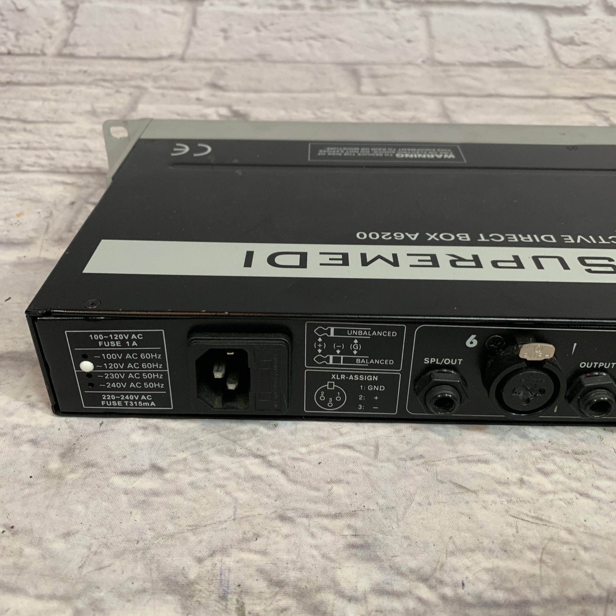 Phonic A6200 Supreme DI High Precision 6 Channel Active Direct Box