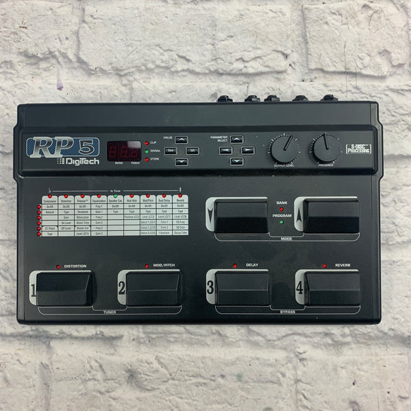 Digitech RP 5 Multi-Effect w/ bag - Evolution Music