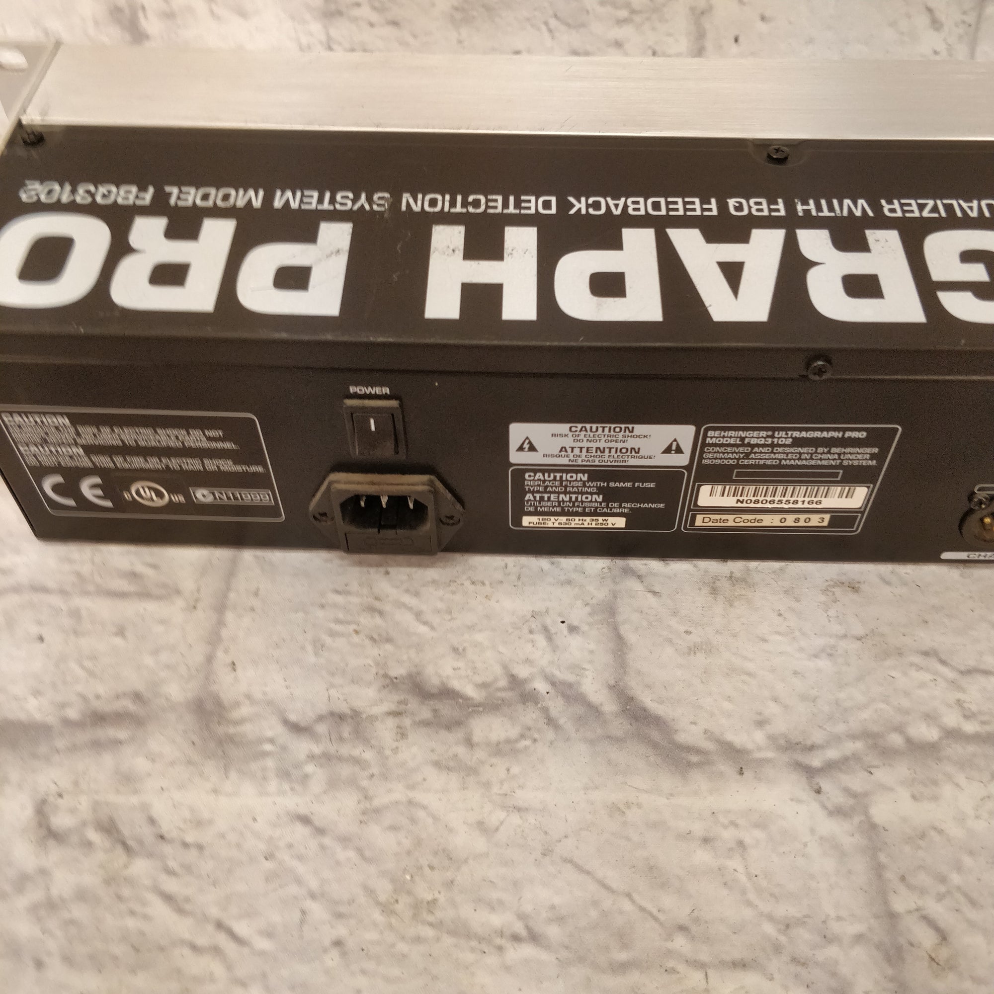 Behringer Ultragraph Pro FBQ3102 - 31-band Stereo Graphic EQ