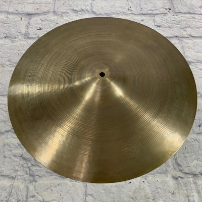 Vintage 60s Zildjian Avedis 18 Ride Cymbal