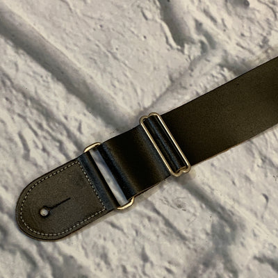 Unknown 2" Leather/Snake Print Guitar Strap