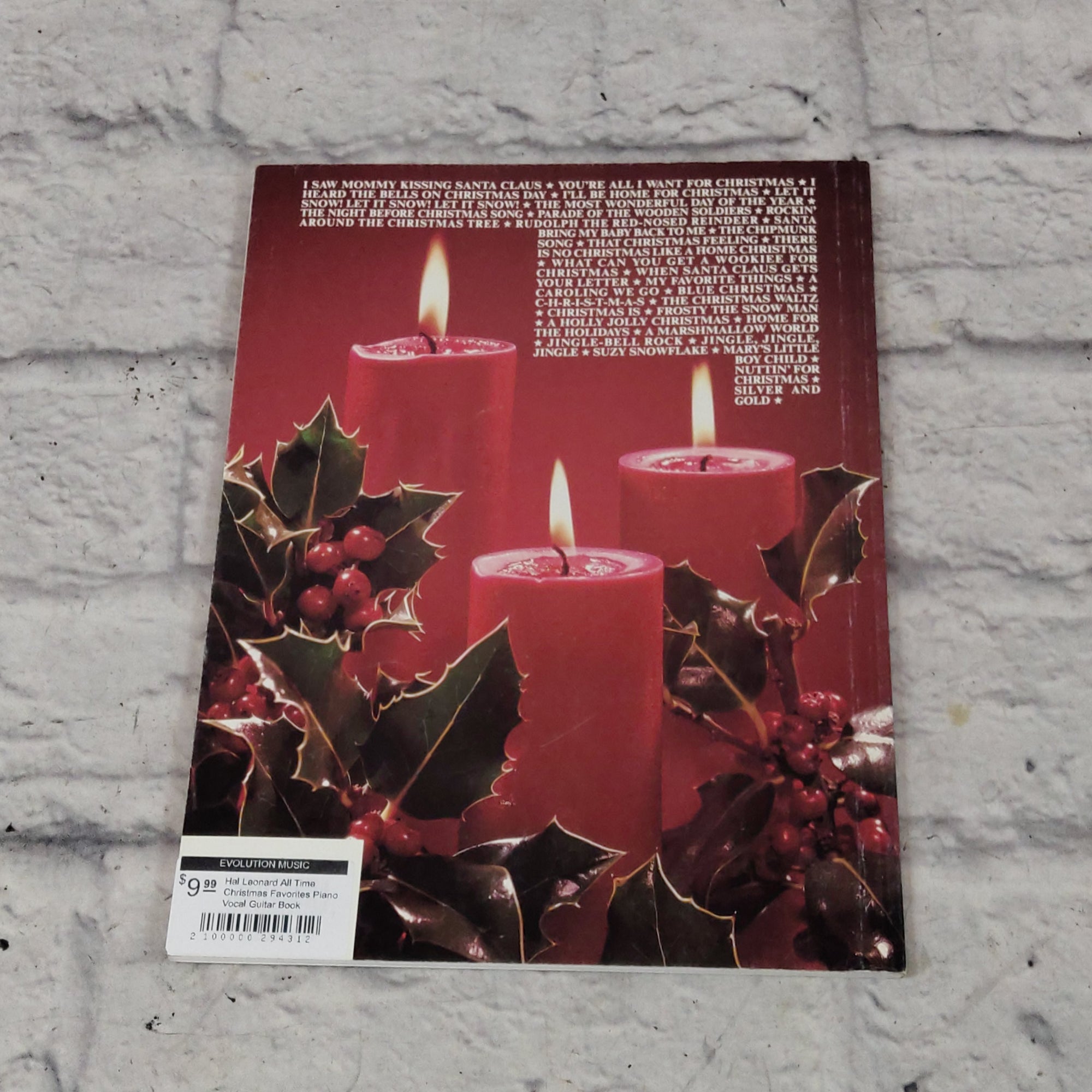 Hal Leonard All Time Christmas Favorites Piano Vocal Guitar Book