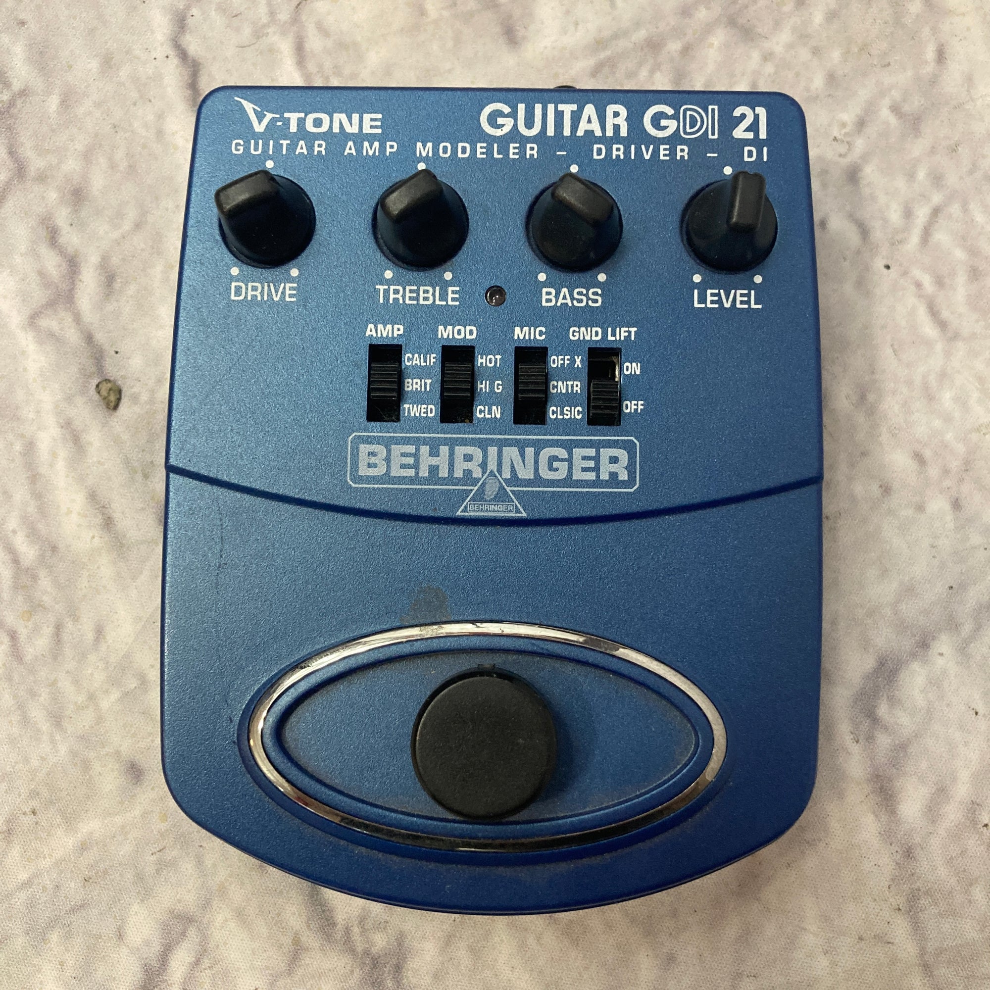 Behringer V-Tone GDI21 Driver DI Pedal