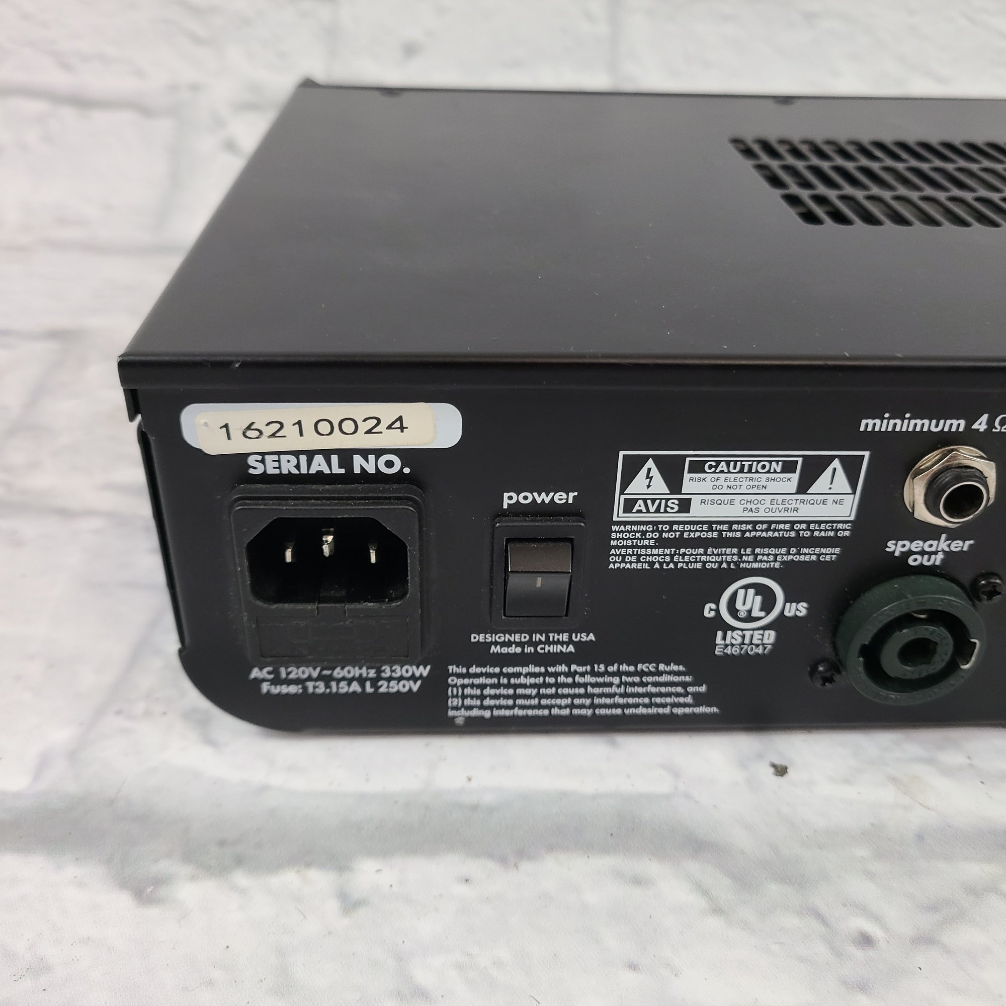 Acoustic B300HD Bass Head