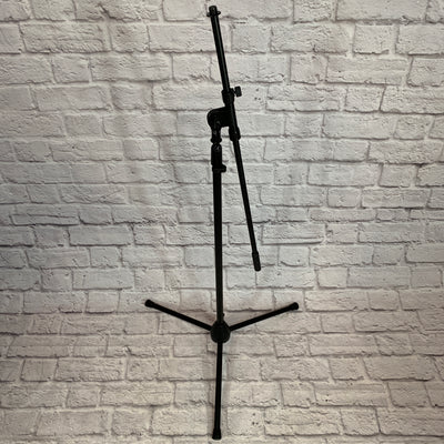 Black Tripod Microphone Boom Stand