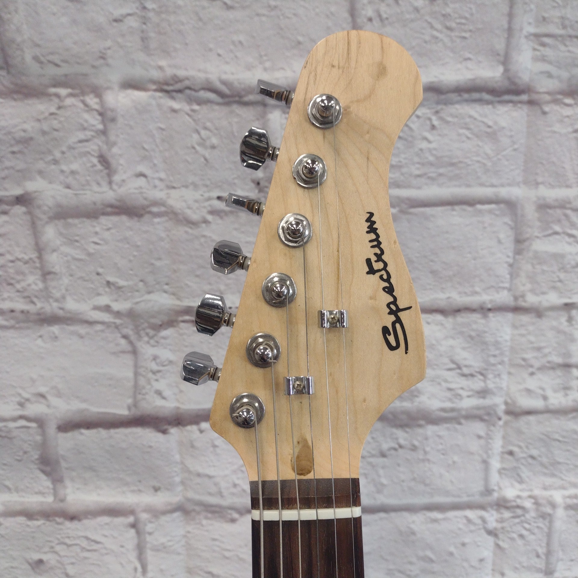 Spectrum Black Stratocaster Style Guitar Electric Guitar