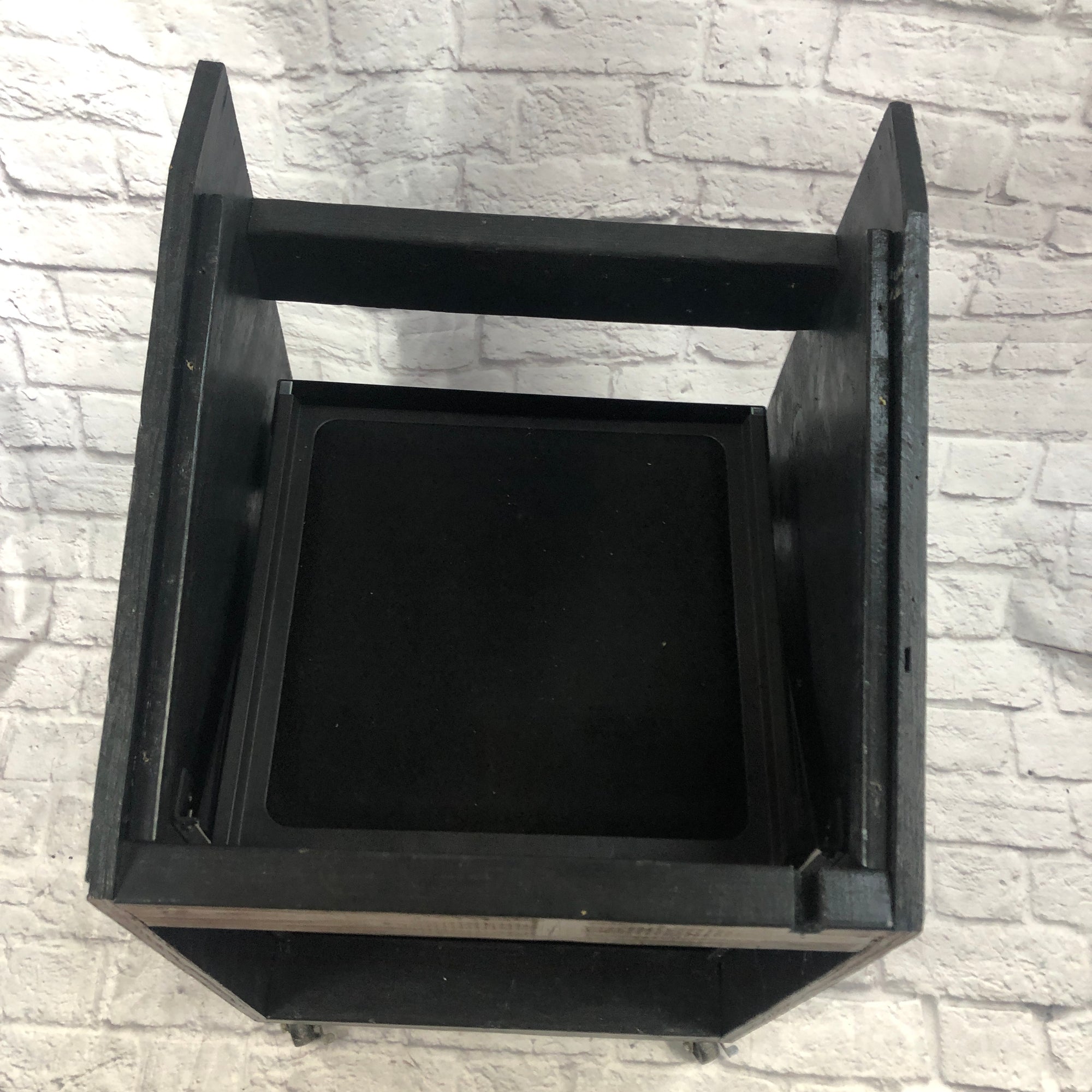 Unknown Wooden Studio Rack with Sliding Shelf
