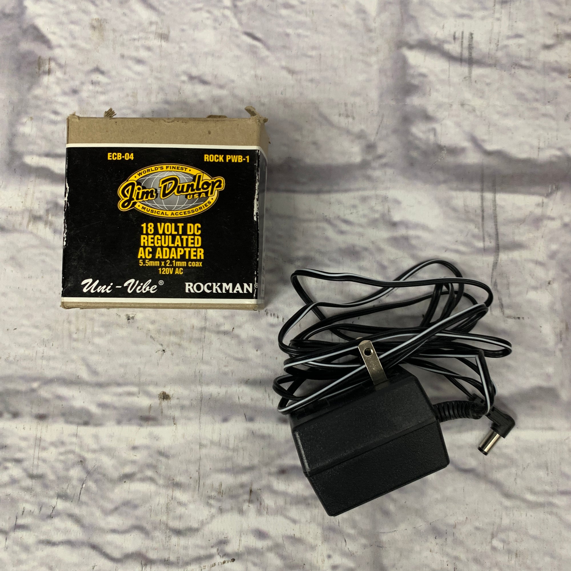 Jim Dunlop 18 Volt DC Regulated AC Adapter