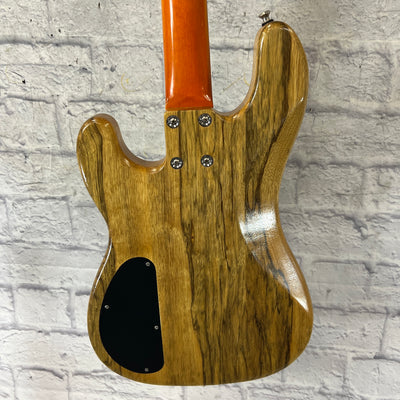 Warmoth Custom Black Korina P-bass w/ Rosewood Fretboard
