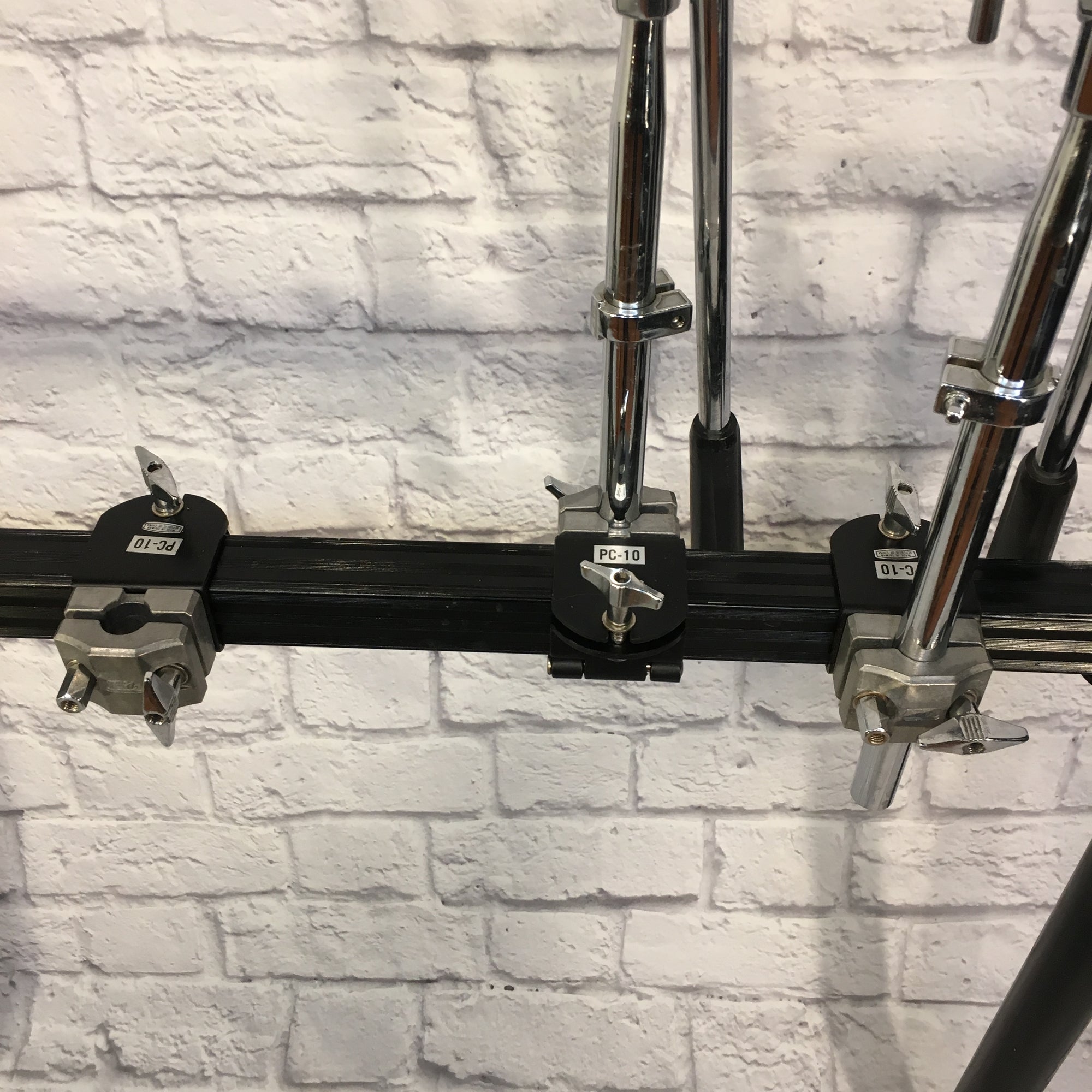 1990s Pearl Square Tube Rack System Black