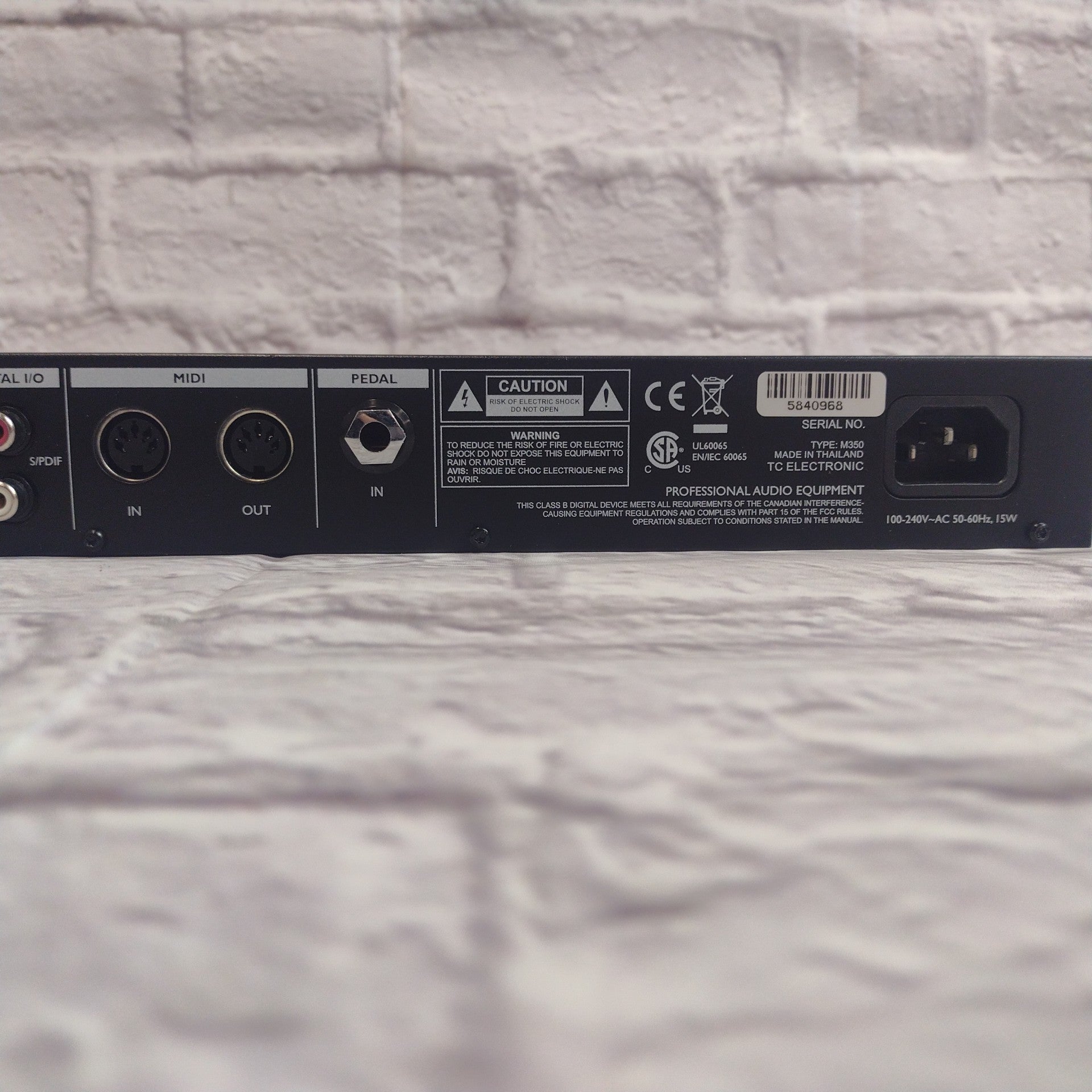 TC Electronic M350 Rack Unit - Evolution Music