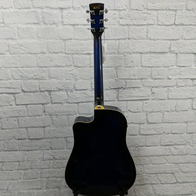 Ibanez PF15ECETBS Transparent Blue Sunburst High Gloss A/E S/N