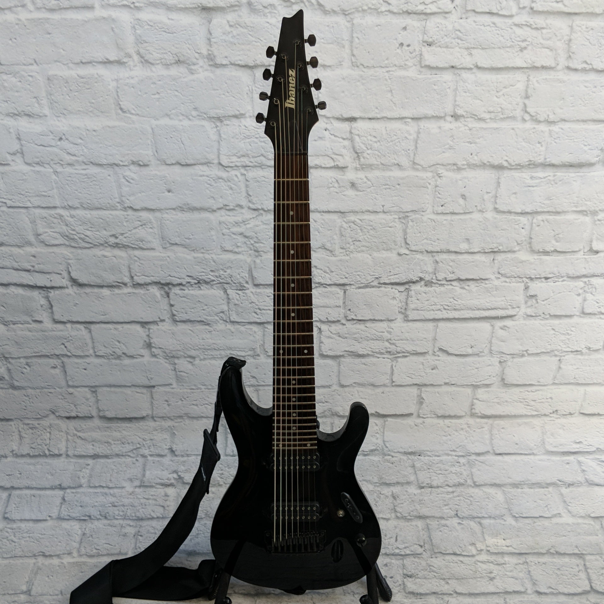 ギター Ibanez EGRN8 Used Ibanez RG8 8 String Arctic White Solid Body Electric