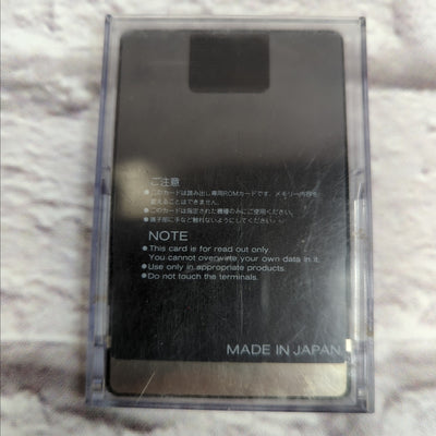 Roland SN-U110-12 Sax Trombone Data Card for U110 U20 U220 D70