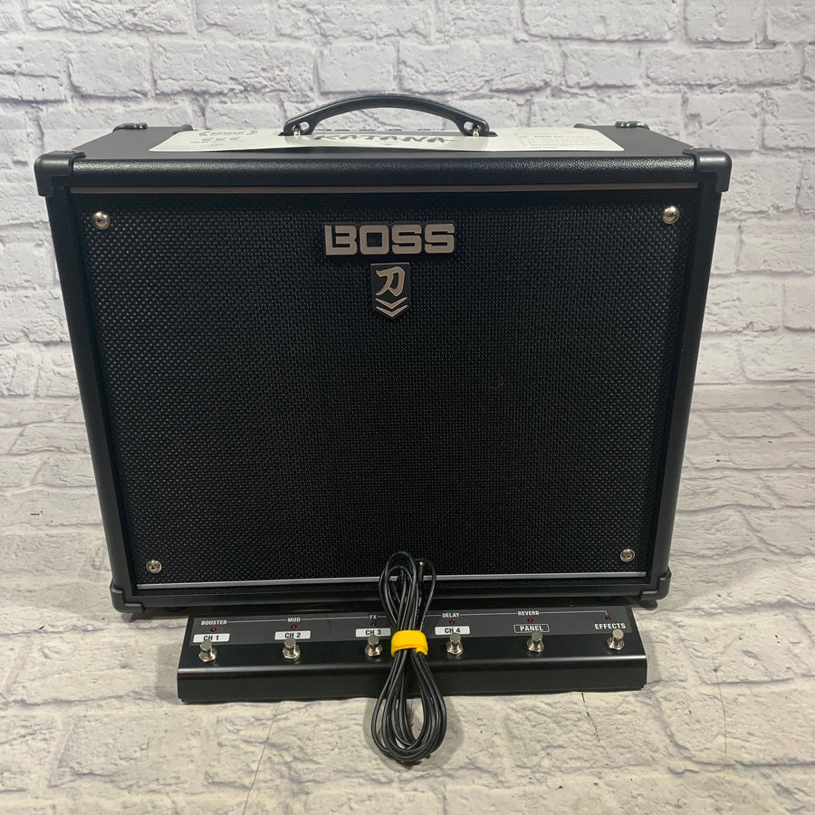 Boss KTN-100-2 100W Guitar Amp w/ Boss GA-FC GA Footswitch