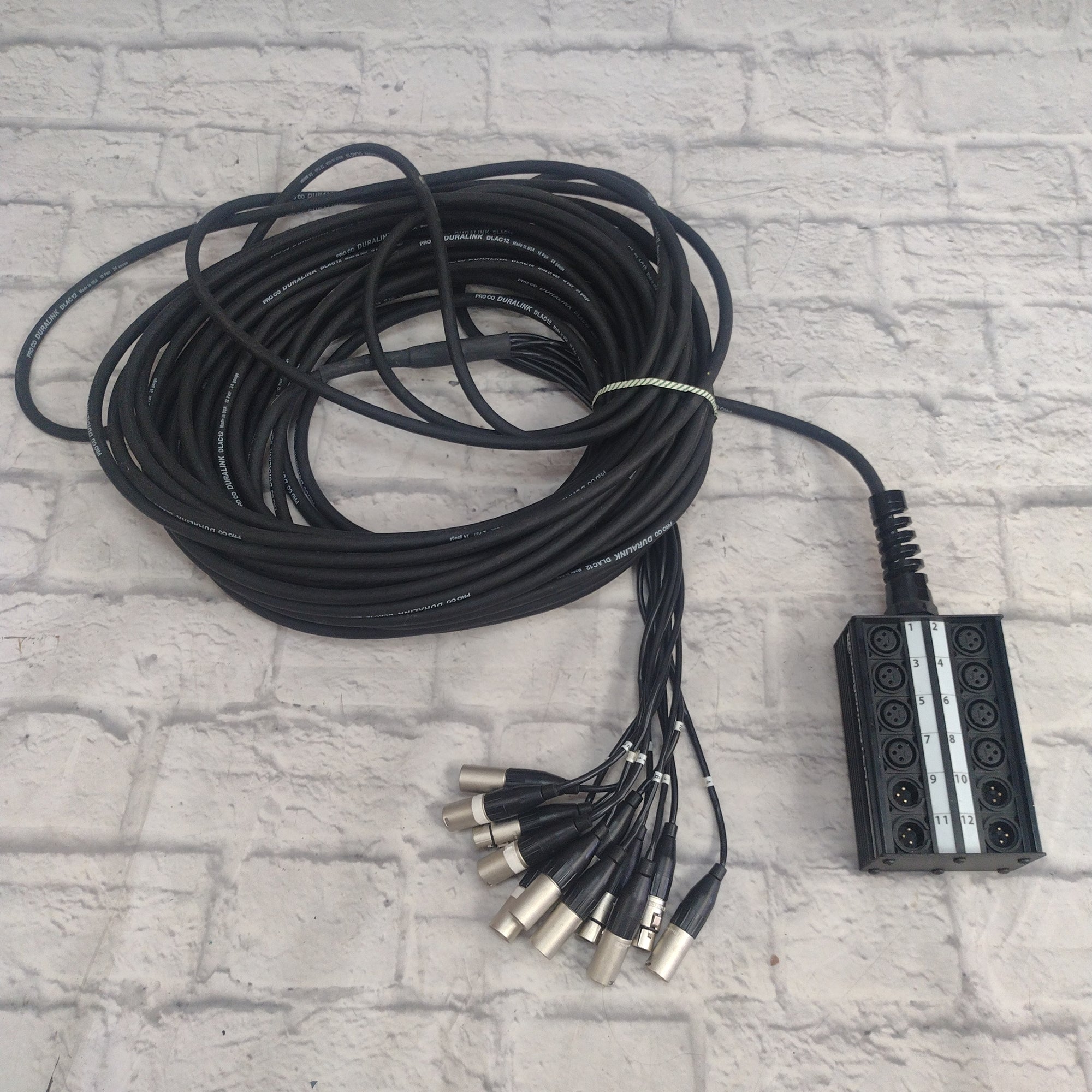 ProCo SMA0804FBX-100 SMA Series 12 Channel Snake (8 Mic, 4 XLR Returns, 100')