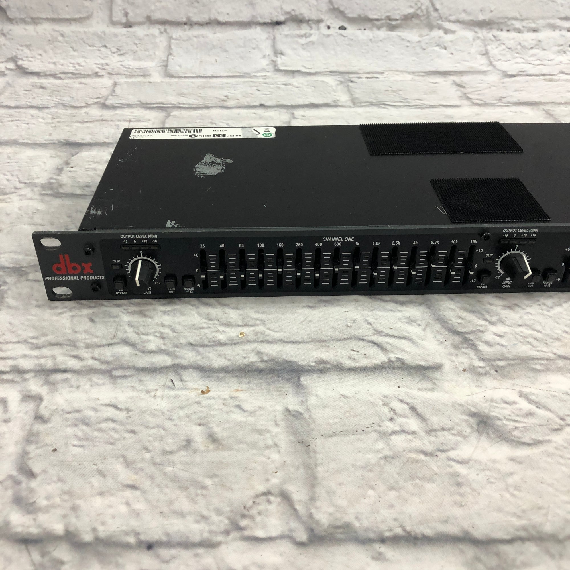 DBX 215 Dual 15 Band Rack Equalizer