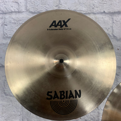 Sabian 14 AAX X-Celerator Hi Hat Cymbal Pair