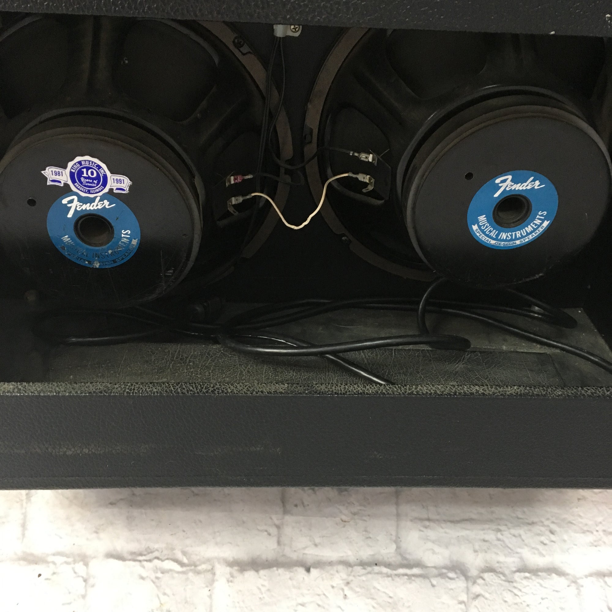 1992 Fender The Twin Red Knob Tube Guitar Combo Amplifier