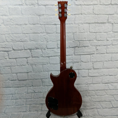 Vintage V100AFD Reissued Paradise Flamed Amber Guitar
