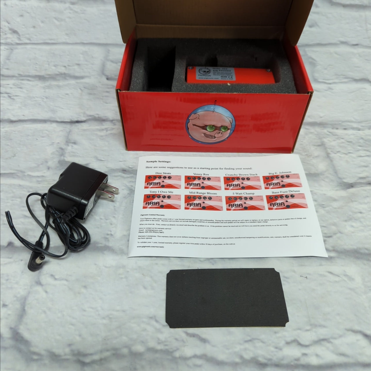 Pigtronix Aria Distortion Pedal