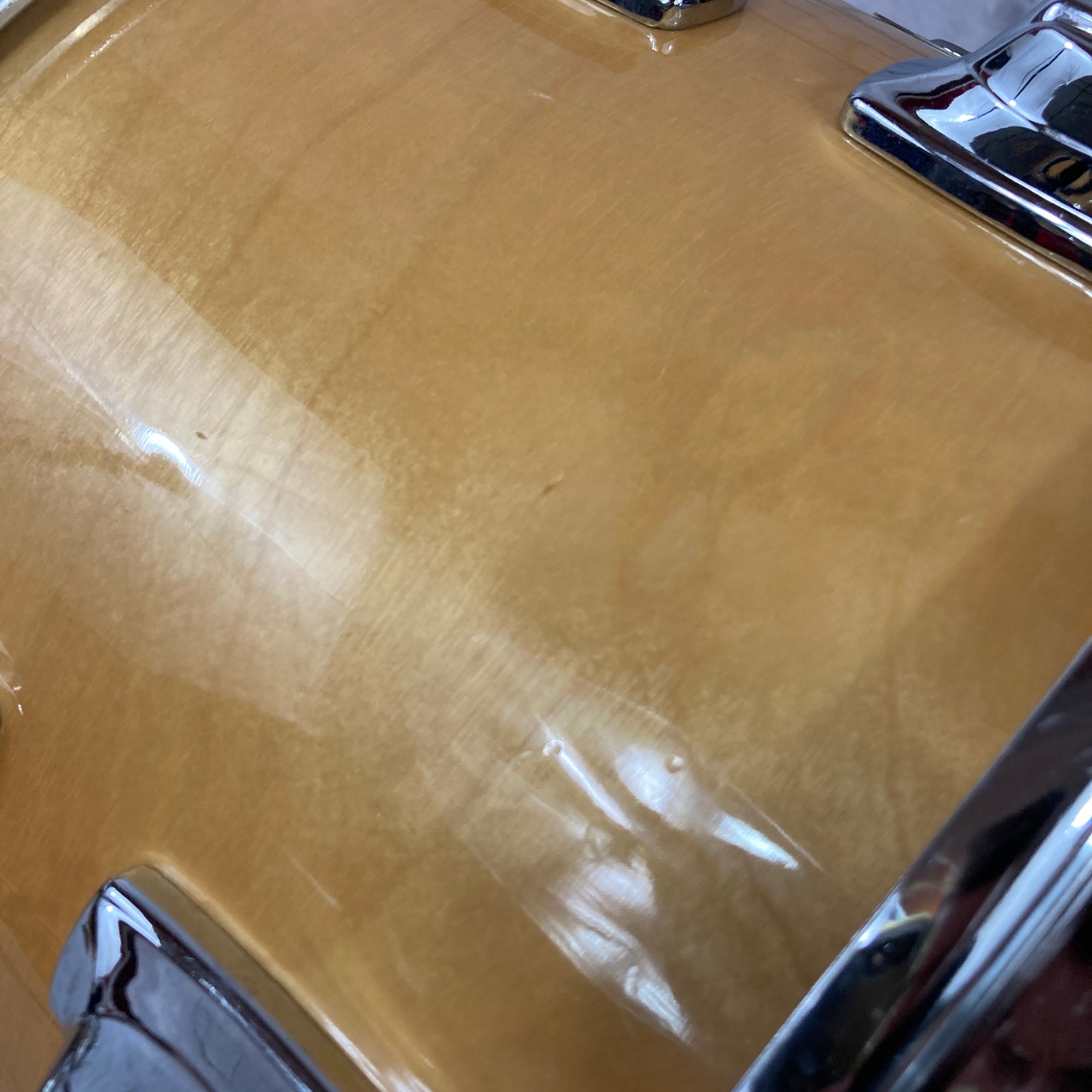 Vintage 80s Tama Superstar 12 x 8 Natural Maple Rack Tom