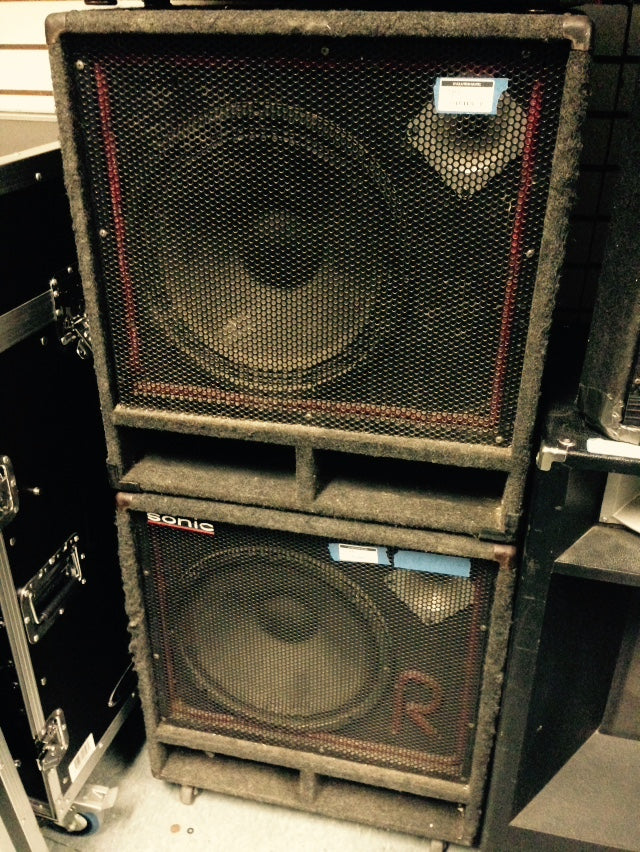 Sonic 115 Speakers Pair (Horn Malfunctioning on 1 Speaker)
