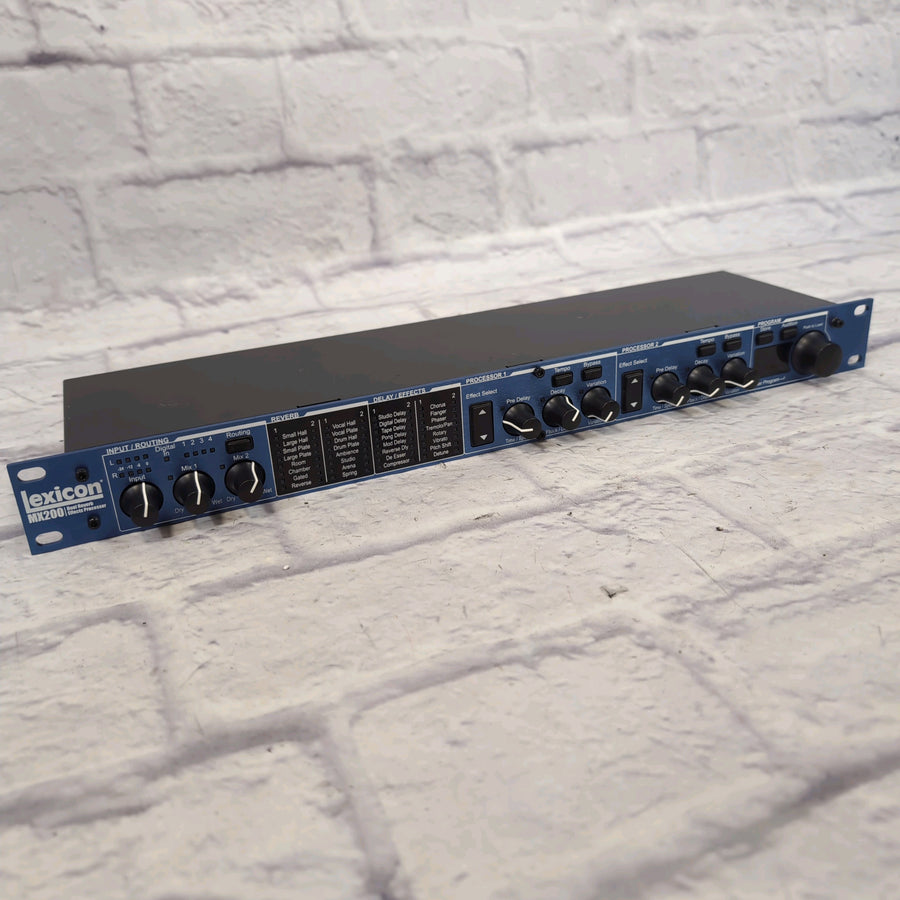 Lexicon MX200 Dual Reverb Multi Effects Processor Rack Unit