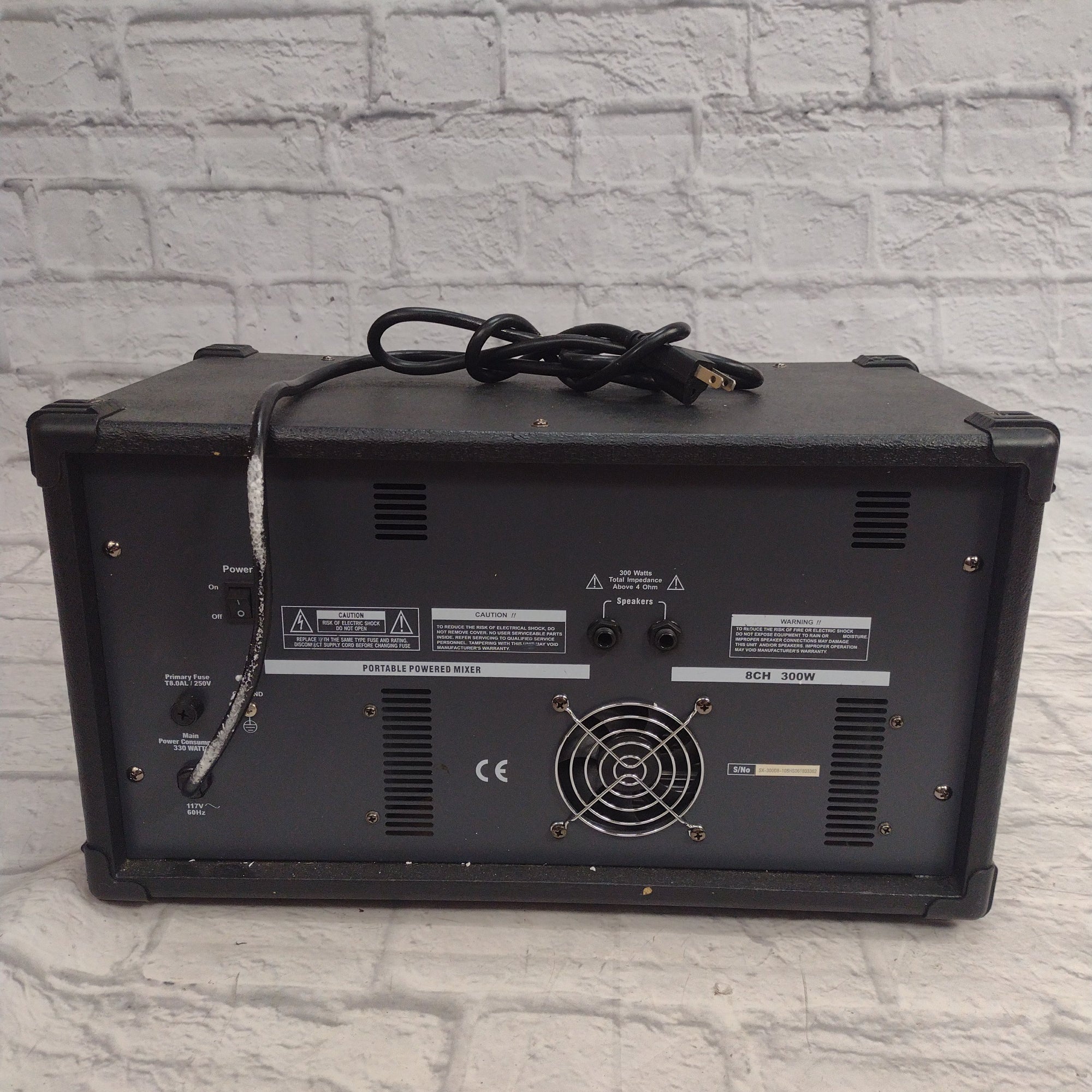 SHS SX300D8 Powered Mixer