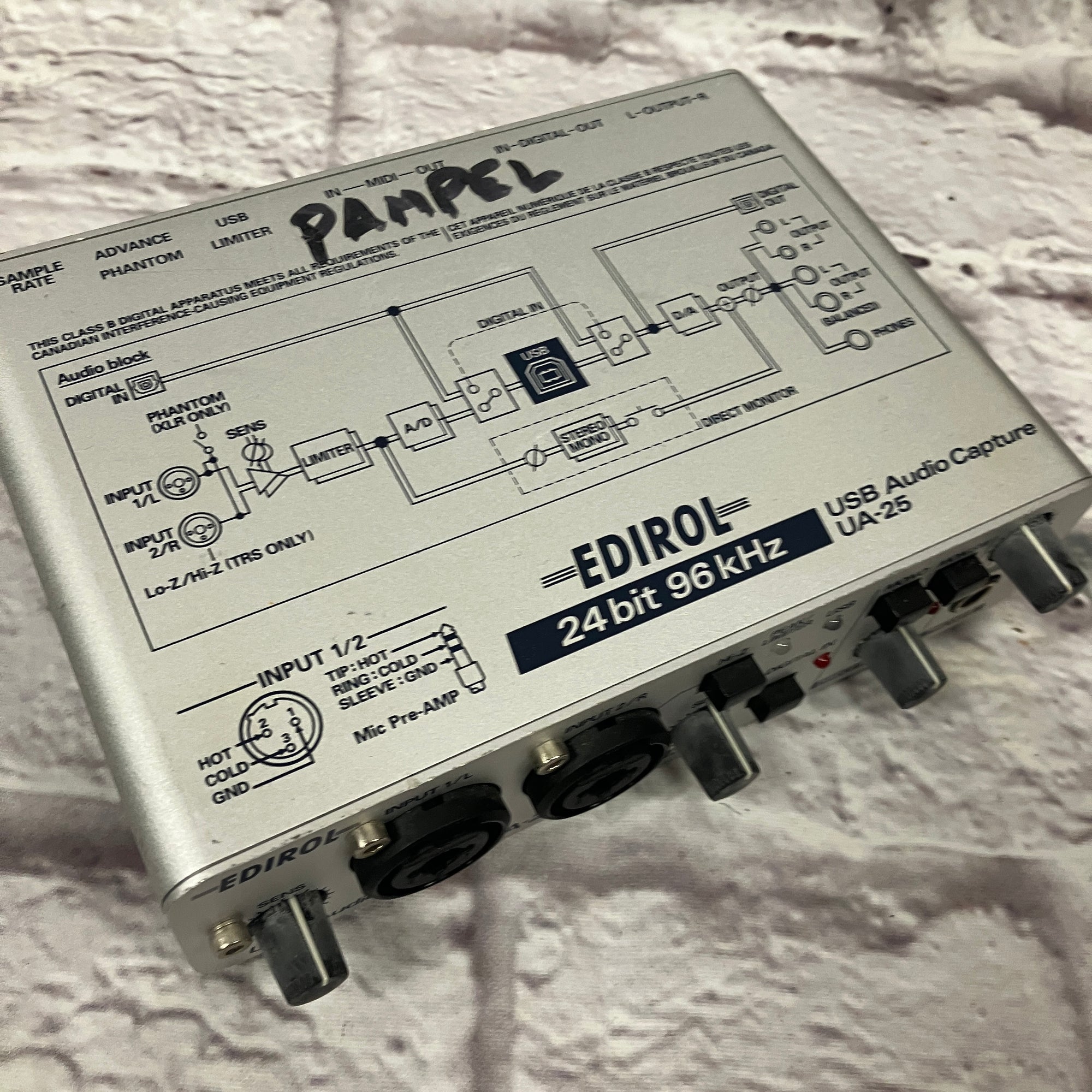 Edirol UA-25 USB Audio Interface - Evolution Music