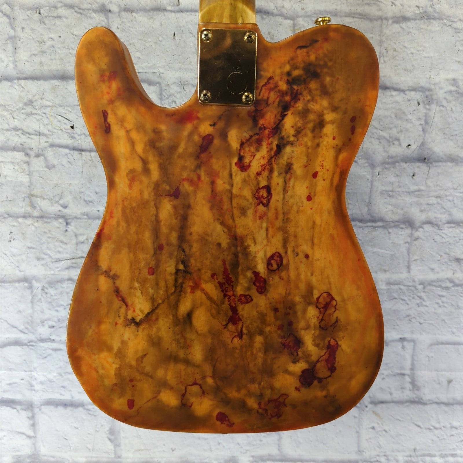 Unknown Tele Style Solid Body Artistic Refinish
