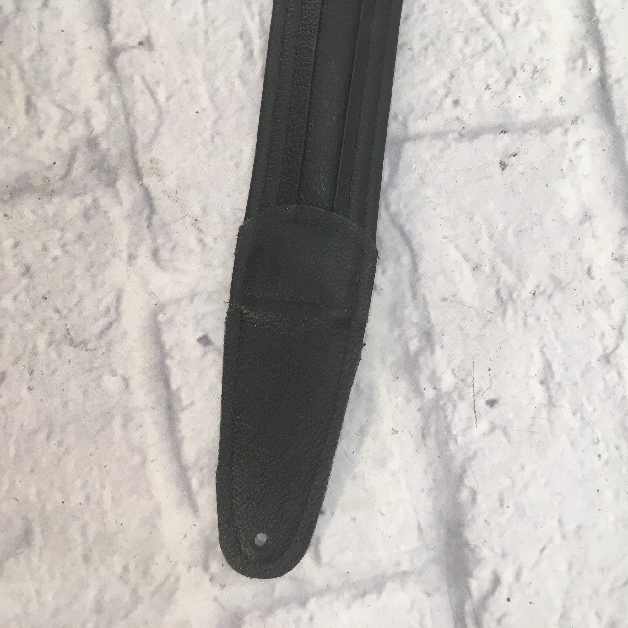 Artist Showcase Leather Guitar Strap Viceroy I (Thin Black)