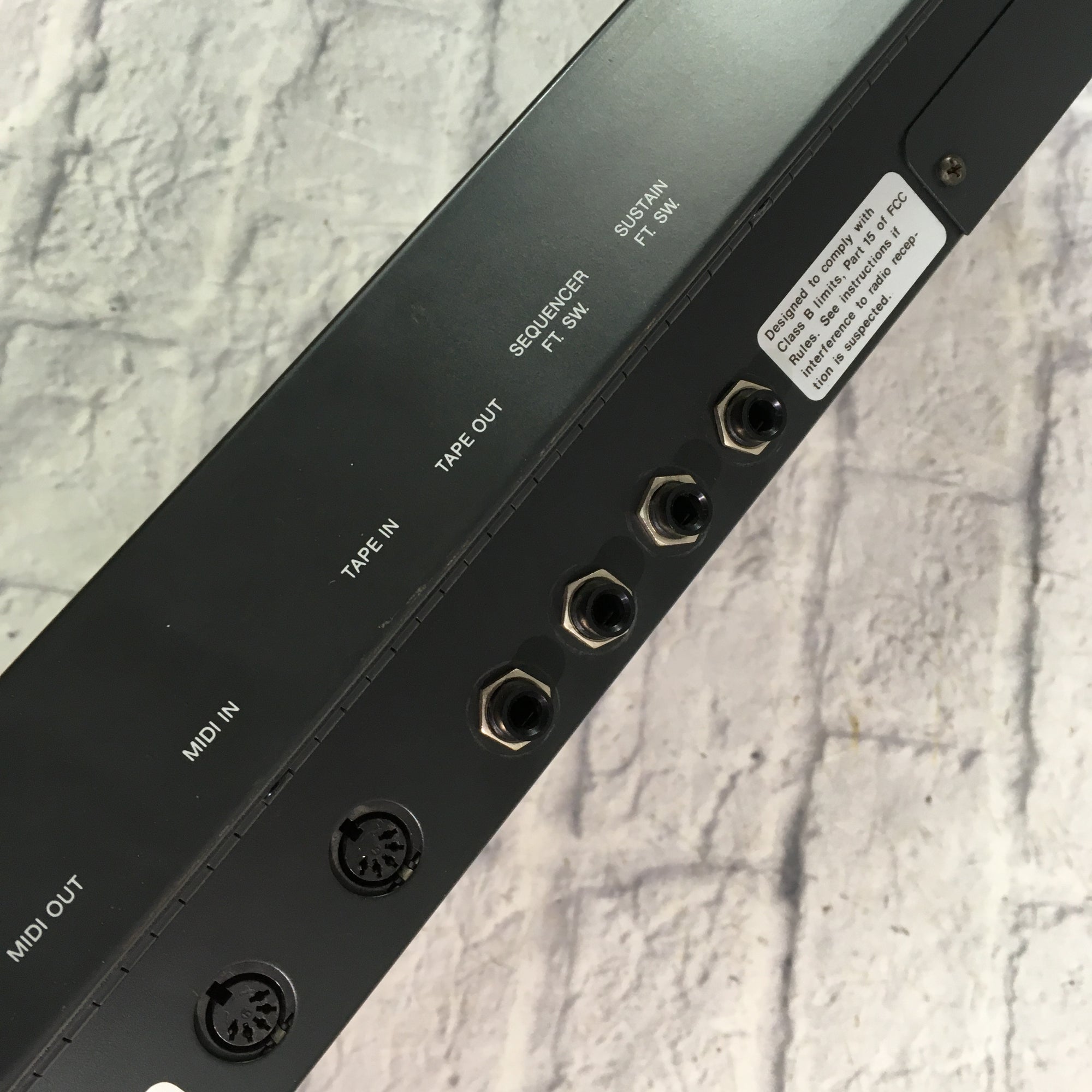 Ensoniq esq-1 Synthesizer As-Is NEEDS BATTERY REPLACED