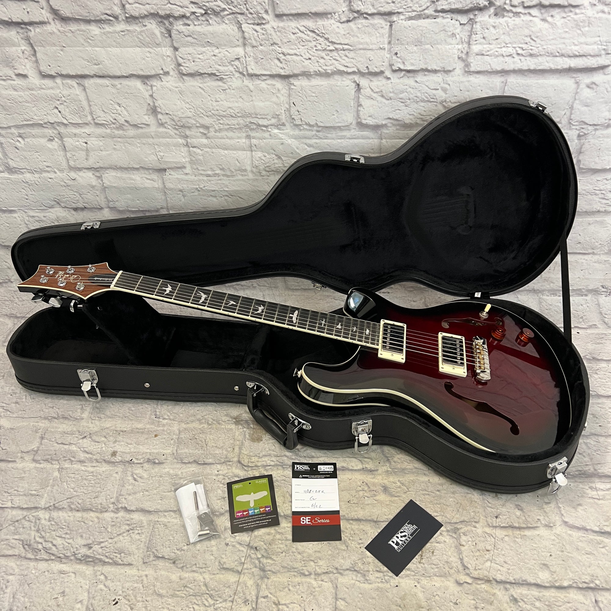 PRS Paul Reed Smith SE Hollowbody Standard w/ hard case