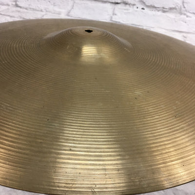 Vintage Zildjian 20 Ride Cymbal Keyholed