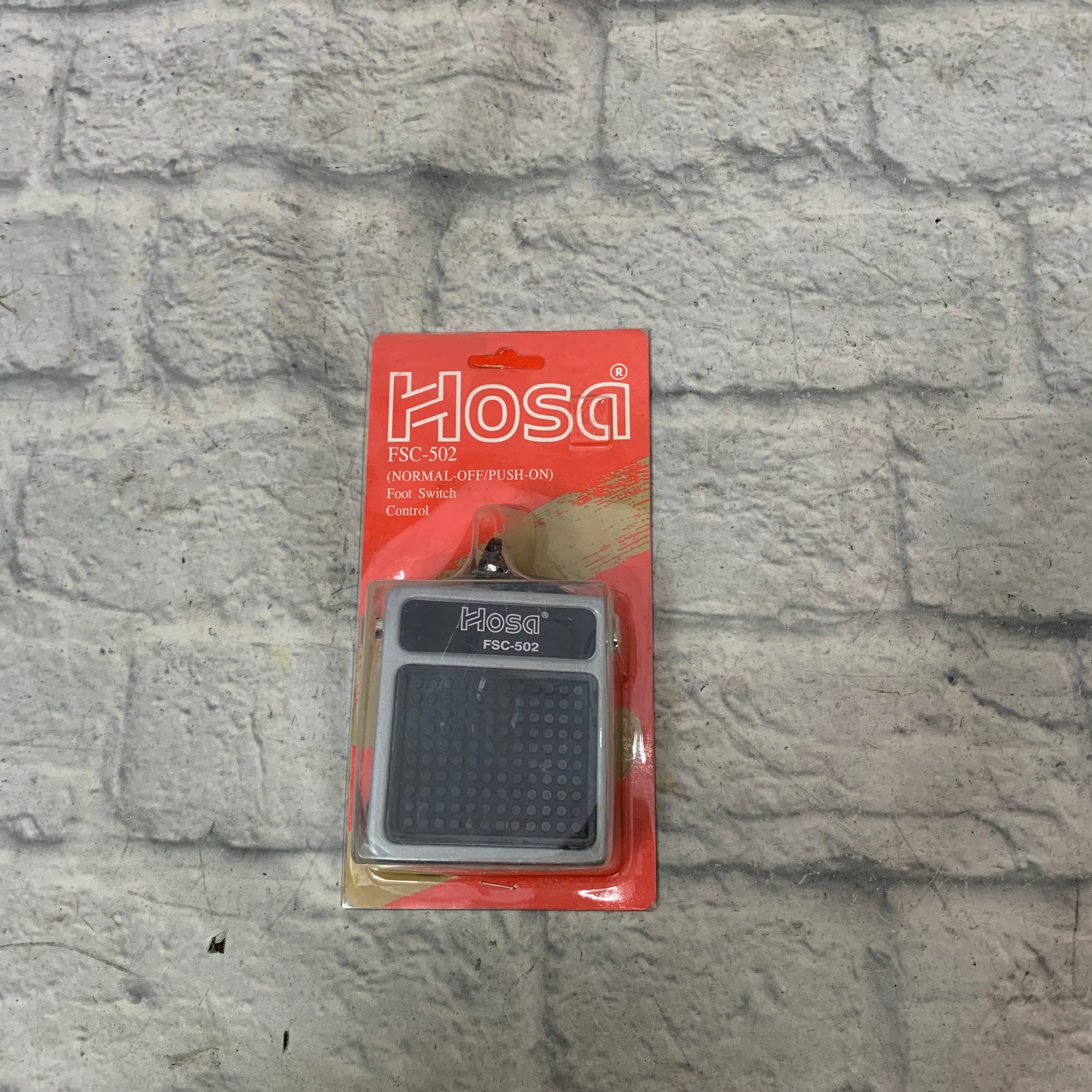 Hosa FSC-502 FSC502 Normal Off Push On Footswitch