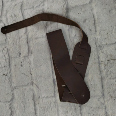 Unknown Brown Leather Guitar Strap