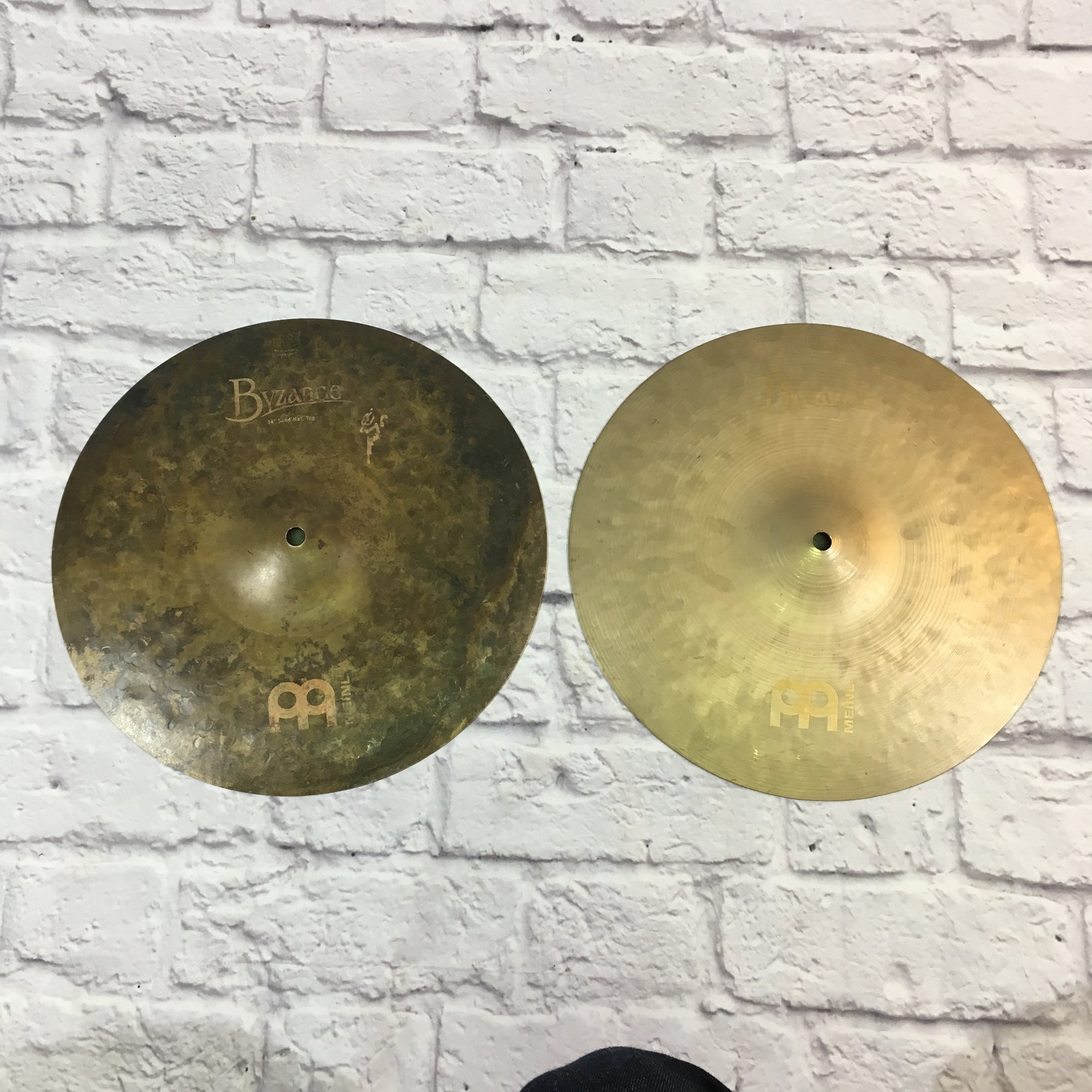 Meinl Byzance 14in Sand Hi Hat Cymbal Pair