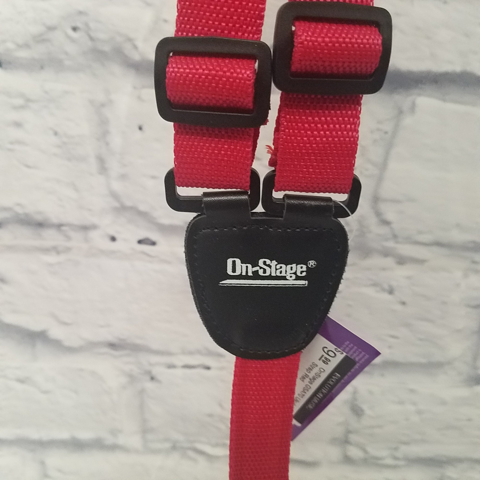 OnStage GSA70 Ukulele Strap Red