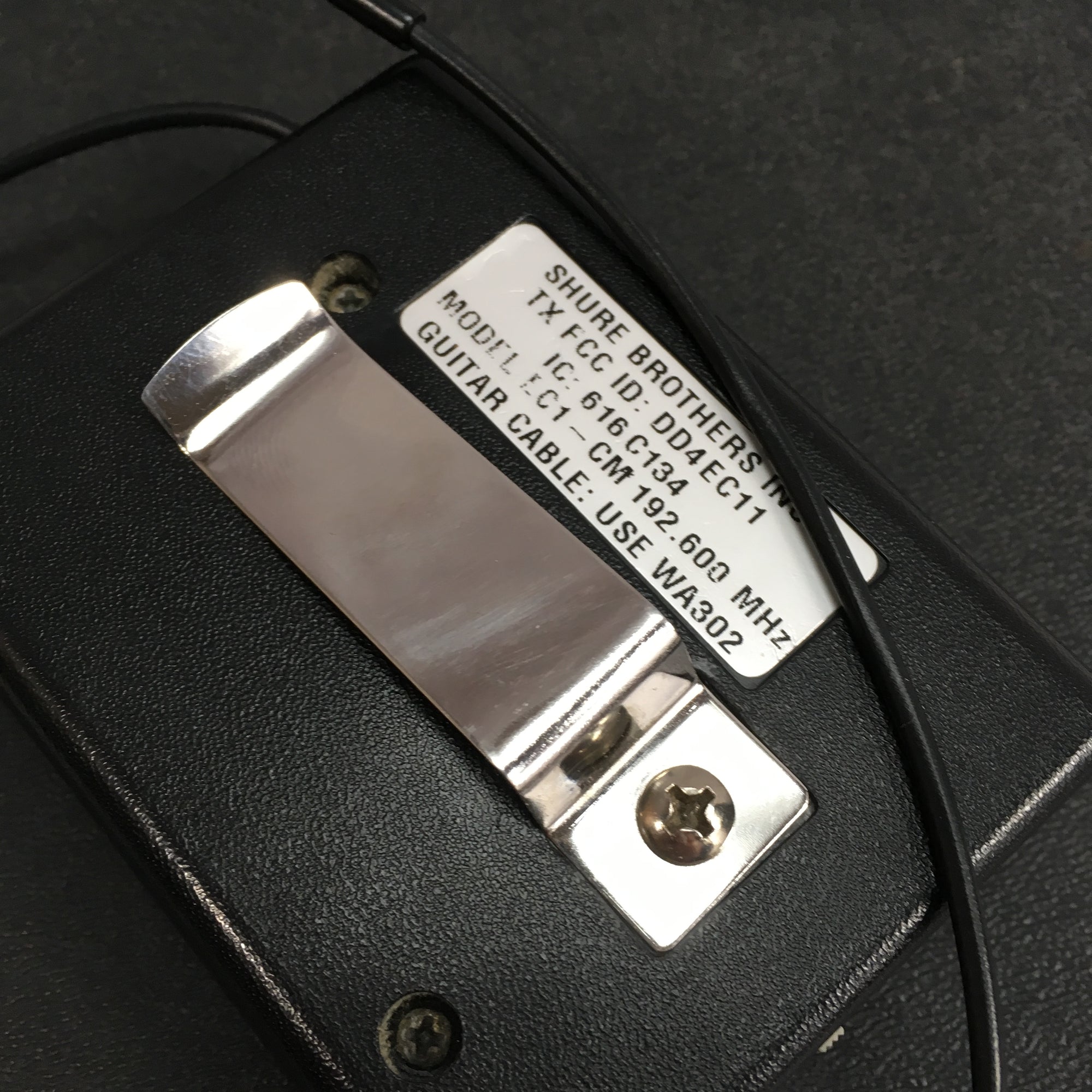 Shure EC4 / EC1 Wireless System 192.6mhz