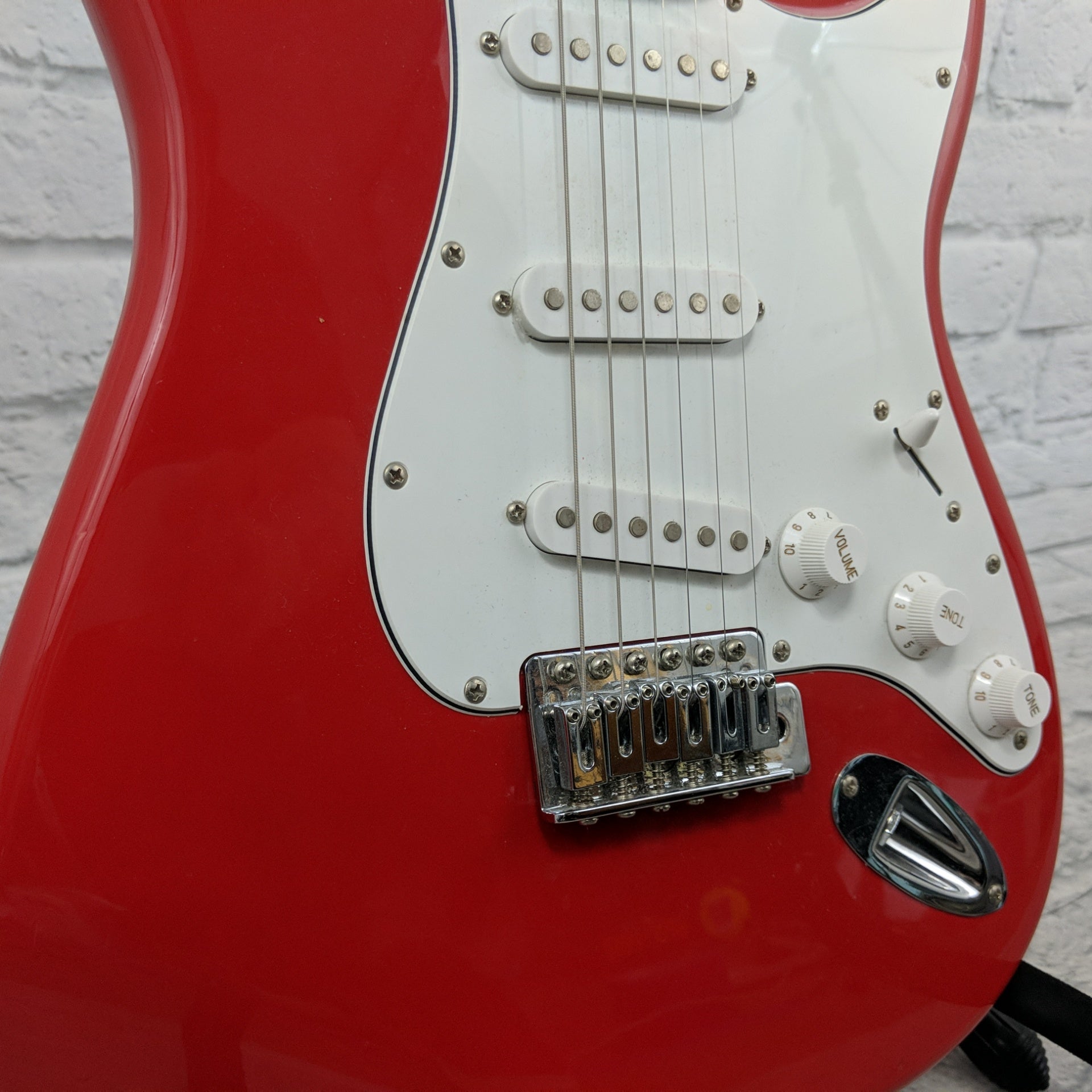 Fender Starcaster Red Stratocaster Electric Guitar